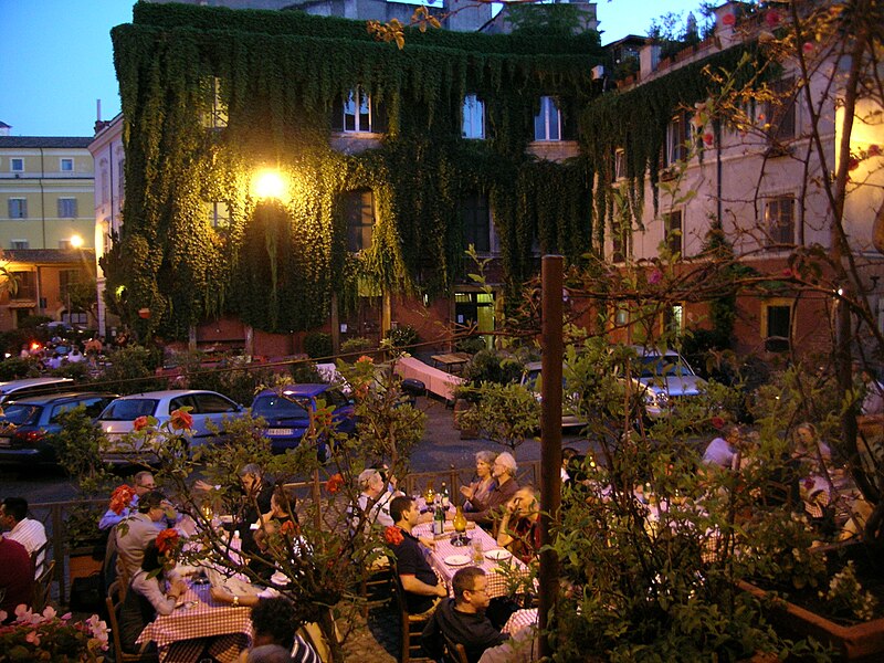 Best Italian food experience – Trastevere